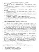 ĐỀ TRẮC NGHIỆM ( ARTICLES A, AN, THE) pps