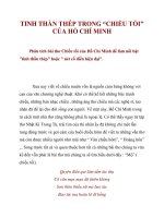 TINH THẦN THÉP TRONG “CHIỀU TỐI” CỦA HỒ CHÍ MINH pptx