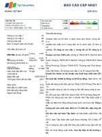 báo cáo cập nhật ngành dệt may 09 tháng 07 năm 2014 tập đoàn dệt may việt nam vinatex