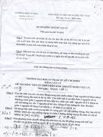 Đề thi môn lịch sử vật lý pptx