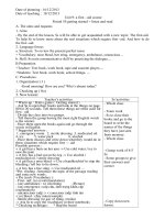 giáo án kì II tiếng anh 8