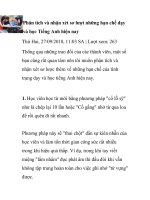 Phân tích và nhận xét sơ lượt những hạn chế dạy và học ppt