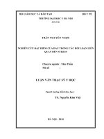 Nghiên cứu đặc điểm lâm sàng của đau trong các rối loạn liên quan đến stress