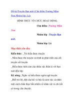 Giáo án mầm non chương trình đổi mới: Truyện Bạn mới pps