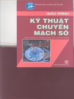 Giáo trình Kỹ Thuật Chuyển Mạch Số part 1 pdf