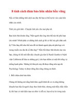 8 tính cách đảm bảo hôn nhân bền vững pptx