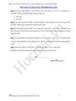 CÁC BÀI TOÁN ĐI TÌM KHOẢNG CÁCH pot