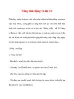 Sống chủ động và tự tin pps