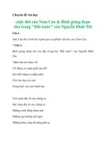 Chuyên đề văn học cuộc đời của Nam Cao & Bình giảng đoạn thơ 