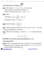 ĐỀ LUYỆN THI CẤP TỐC MÔN TOÁN 2011 - ĐỀ SỐ 14 pps
