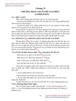 GIÁO TRÌNH PHÂN TÍCH MÔI TRƯỜNG - PHẦN 1 CƠ SỞ LÝ THUYẾT HOÁ HỌC PHÂN TÍCH (phân tích định lượng) - CHƯƠNG 6 pps