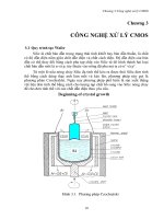 Giáo trình CÔNG NGHỆ VI ĐIỆN TỬ - Chương 3 docx