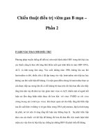 Chiến thuật điều trị viêm gan B mạn – Phần 2 pdf