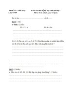 ĐỀ THI HOC SINH GIỎI TRƯỜNG ĐỒNG LIÊN SƠN docx