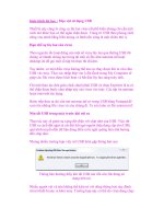 Giáo trình tin học : Mẹo vặt sử dụng USB docx