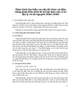 Giáo trình tìm hiểu cơ cấu tổ chức và tiềm năng phát triển kinh tế xã hội dựa vào vị trí địa lý và tài nguyên thiên nhiên p1 pptx