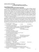 ĐỀ THI THỬ ĐẠI HỌC LẦN I NĂM 2011 - TRƯỜNG THPT BẮC YÊN THÀNH pot