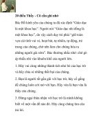 20 điều Thầy - Cô cần ghi nhớ docx