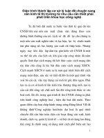 Giáo trình thành lập cơ sở lý luận để chuyển sang nền kinh tế thị trường từ nhu cầu cần thiết phải phát triển khoa học công nghệ p1 potx