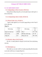 Giáo án điện công nghiệp - Chương 5: KỸ THUẬT CHIẾU SÁNG pps