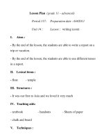 Lesson Plan (grade 11 – advanced) Period 117 pdf