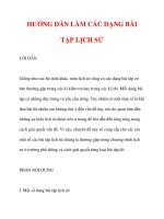HƯỚNG DẪN LÀM CÁC DẠNG BÀI TẬP LỊCH SỬ pot