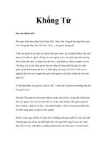 Nho giáo đại cương - Khổng Tử pps