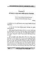 Giáo trình KẾ HOẠCH HÓA PHÁT TRIỂN KINH TẾ XÃ HỘI - Chương 9 pdf