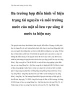 Việt Nam môi trường và cuộc sống - Phần 4 docx