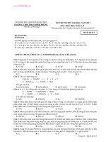 TRƯỜNG THPT PHAN ĐÌNH PHÙNG Đề thi thử docx