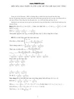 PP BIẾN ĐỔI ĐỂ TÌM GIỚI HẠN TỔNG doc