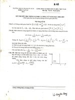 Đề thi khóa 33 trường ĐHSP năm 3 khoa vật lý - Cơ lượng tử pdf