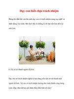 Dạy con biết chịu trách nhiệm pps