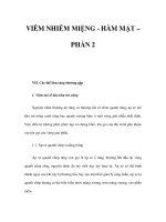 VIÊM NHIỄM MIỆNG - HÀM MẶT – PHẦN 2 doc