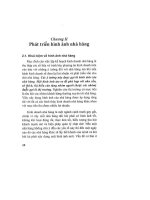 Giáo trình tổ chức kinh doanh nhà hàng - Chương 2 ppt