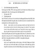 Giáo án luật so sánh - Bài 4 potx