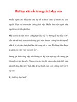 Bài học sâu sắc trong cách dạy con ppsx