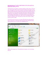 Giáo trình tin học :Tạo đĩa cài đặt Windows XP có bản quyền cho laptop hoặc desktop pps