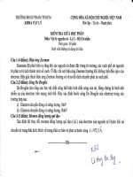 Điện kỹ thuật - Đề thi K33 năm 2 - Đề giữa kỳ pot