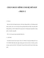 CHẨN ĐOÁN HÌNH ẢNH HỆ HÔ HẤP – PHẦN 2 doc