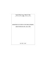 Sinh thái vật nuôi và ứng dụng trong chăn nuôi gia súc, gia cầm - Chương 1 pdf