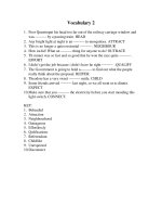 Câu hỏi kiểm tra - Vocabulary 2 pdf