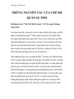 Tiểu luận về chiến tranh 