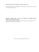 Giáo trình : PHƯƠNG PHÁP TIẾP CẬN CÓ SỰ THAM GIA TRONG PHÁT TRIỂN LÂM NGHIỆP XÃ HỘI part 1 pdf