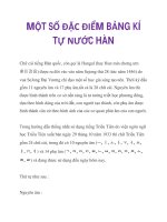 MỘT SỐ ĐẶC ĐIỂM BẢNG KÍ TỰ NƯỚC HÀN_1 pot