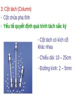 Bài giảng : Sắc ký lỏng part 2 ppt