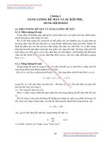 GIÁO TRÌNH HÓA LÝ LỸ THUẬT MÔI TRƯỜNG - Chương 4 NĂNG LƯỢNG BỀ MẶT VÀ SỰ HẤP PHỤ, DUNG DỊCH KEO docx