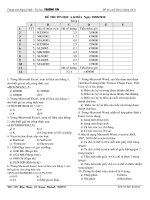 Đề thi lý thuyết tin học A ngày 29-08-2010 doc