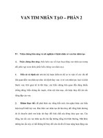 VAN TIM NHÂN TẠO – PHẦN 2 potx