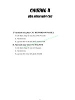 GIÁO TRÌNH CAD – CAM CNC CĂN BẢN - CHƯƠNG 4 VẬN HÀNH MÁY CNC docx